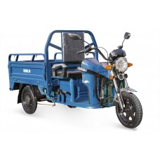 Электротрицикл Rutrike Вояж К 1300 60V800W (темно-синий)