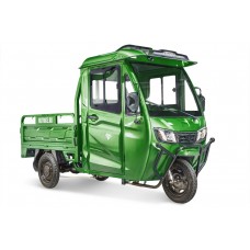 Электротрицикл Rutrike КАРГО Кабина 1500 60V1000W (Зеленый)