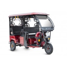 Электротрицикл Rutrike Рикша 60V1000W (Красный)