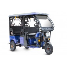 Электротрицикл Rutrike Рикша 60V1000W (Синий)