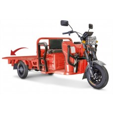 Электротрицикл Rutrike Габарит 1700 60V1200W (Красный)