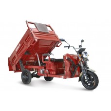 Электротрицикл Rutrike D5 1700 гидравлика (60V1200W) (Красный)