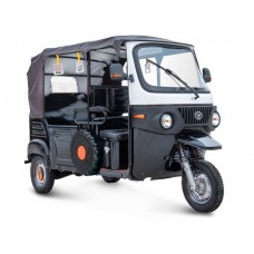 Электротрицикл Rutrike Рикша NEW 60V 1800W (Черно-белый)