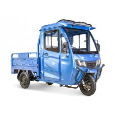 Электротрицикл Rutrike КАРГО Кабина 1500 60V1000W (Черный матовый)