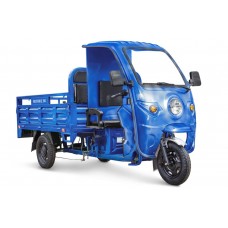 Грузовой электротрицикл Rutrike D4 NEXT КАБИНА 1800 60V1200W (синий)