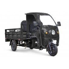 Грузовой электротрицикл Rutrike D4 NEXT КАБИНА 1800 60V1200W (черный)