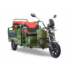 Грузовой электротрицикл Rutrike Вояж-П 1200 Трансформер 60V800W (зеленый)