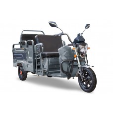 Грузовой электротрицикл Rutrike Вояж-П 1200 Трансформер 60V800W (серебристый)