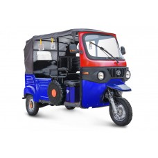 Электротрицикл Rutrike Рикша NEW 60V 1800W (Красно-синий)